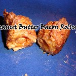 Peanut Butter Bacon Rollups