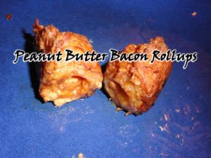 Peanut Butter Bacon Rollups